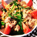 茉莉（まつり）'s cooksnap of when they made トマトとニラの焼きそば.
