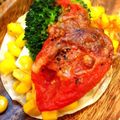 RINAmatin's cooksnap of when they made はんぺんin餃子の皮でカップPizza♪.