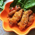 みゆず♡'s cooksnap of when they made *甘辛♪胡麻ごまチキン*.