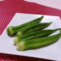赤い電話's cooksnap of when they made 簡単常備菜！オクラのだし漬け.