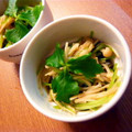 BiwacoJune's cooksnap of when they made えのきと三つ葉.