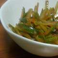 卯月丸's cooksnap of when they made 冬瓜の皮で韓国風和え物.