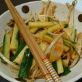 ゆかりすえっと's cooksnap of when they made ピリ辛！もやしときゅうりキムチ炒め.