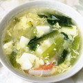 りんごのど飴's cooksnap of when they made ふわとろ卵と小松菜の中華スープ.