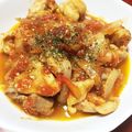 ☆ももちー☆'s cooksnap of when they made 鶏もも肉と玉ねぎとトマトの塩糀煮込み♪.