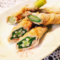 モリンガ8's cooksnap of when they made おくらの豚肉巻き.