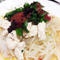 yuntan＊'s cooksnap of when they made ささみの梅肉和えのせ糸こんにゃく★.