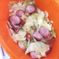 うえ乃's cooksnap of when they made 春キャベツとウインナーの簡単コンソメ蒸し.