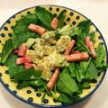STfam's cooksnap of when they made ほうれん草とアボカドのサラダ.