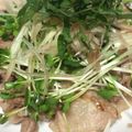 ちゃ！'s cooksnap of when they made 夏！柔らかい豚こま焼肉☆薬味おろしぽん酢.