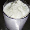 わが家のアイコさん's cooksnap of when they made ホエー使用♪ラッシーフロート♪.