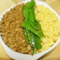 konp0629's cooksnap of when they made 子ども大好き♪鶏そぼろ丼♡.