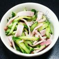 ＊なぁ＊'s cooksnap of when they made ☆超簡単 ロースハムときゅうりのサラダ.