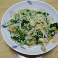 書セラピスト流香's cooksnap of when they made 白菜！白菜とほうれん草のごま和え.
