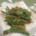 marshal's cooksnap of when they made 簡単☆素揚げインゲンのニンニクポン酢和え.