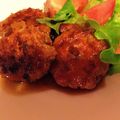 あっこ's cooksnap of when they made 蓮根入りつくねの照り焼き.