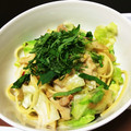 runny13's cooksnap of when they made 白だし簡単和風パスタ.
