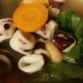 hamanny's cooksnap of when they made 超簡単♥ｼｰﾌｰﾄﾞとﾚﾀｽのｽｰﾌﾟ♪.