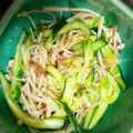 ゆき99's cooksnap of when they made えのきときゅうりの【簡単】サラダ.