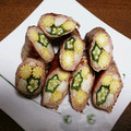 いぬのおうちかあさん's cooksnap of when they made いんげんとにんじんの豚肉巻き.