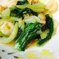 葉っぱかーさん's cooksnap of when they made チンゲン菜とシーフードMixのさっぱり炒.