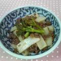 ☆ようこりん☆'s cooksnap of when they made ✿ウドの肉味噌和え.