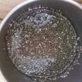 幸せまちこ's cooksnap of when they made オランジーナとチアシードのドリンク.