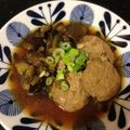 まゆこ♡'s cooksnap of when they made 茄子と鶏団子のさっぱり煮.