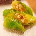 Nanie's cooksnap of when they made 具入りラー油で♪レタスの巻き巻きサラダ.