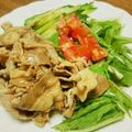 はしやすめ1号's cooksnap of when they made 牛肉と水菜のさっぱりサラダ.