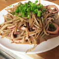 chanかな★'s cooksnap of when they made ☆いかともやしのゴロマヨ炒め☆.