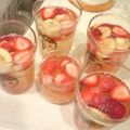 ｂｕｂｕ30's cooksnap of when they made 寒天ゼリーいちごとバナナ.
