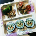 かかあわ's cooksnap of when they made 節分＊プーさんの飾り巻き寿司(恵方巻き).