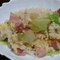 おハギちゃん's cooksnap of when they made らっきょとレタスのしゃきしゃき炒飯.