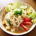 しふぉんふあふあ's cooksnap of when they made 残り物カレーde冷やし豆乳カレーうどん.