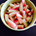 しゅうゆうけいはる母's cooksnap of when they made 簡単！おいしい！スイカの皮漬け.