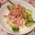 ゆかんぽ's cooksnap of when they made ✼豆腐＆アボカド＆マグロのスノーサラダ✼.