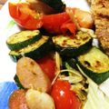 きゅぶっ子's cooksnap of when they made 簡単！ズッキーニとトマトベーコン炒め.