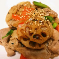 可愛いミカン's cooksnap of when they made 豚肉と蓮根の２色ごま中華炒め.
