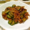 うたかた。's cooksnap of when they made 母の味、盛りだく胡瓜の生姜焼き！.