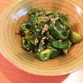 asuuumomo's cooksnap of when they made ピーマン消費に！超簡単おかか和え.