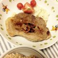 みほきのこ's cooksnap of when they made ポークソテー～オイスターバターソース～.