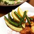 えりこは's cooksnap of when they made インゲンとポテトの素揚げ.