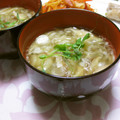 ともこキッチン's cooksnap of when they made みょうがとえのきの辛子味噌汁(^^♪.