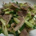 タキシード犬's cooksnap of when they made 夏にピッタリの砂肝ときゅうりの和え物.