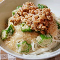 akiたんたん's cooksnap of when they made 梅干＆おくら＆納豆の「星とろそうめん」.