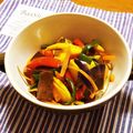 とこきち's cooksnap of when they made ☆ルクエde茄子の皮のナムル:*･ﾟ'☆.