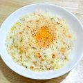 YUZVIO's cooksnap of when they made ＊卵チーズがとろん♡エスニックのせピラ＊.