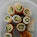 ひひひーーー's cooksnap of when they made 簡単 あと一品 お弁当 きゅうりちくわ★.