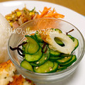 YUH♡ママ's cooksnap of when they made 簡単♪節約☆きゅうりと竹輪の塩昆布和え.